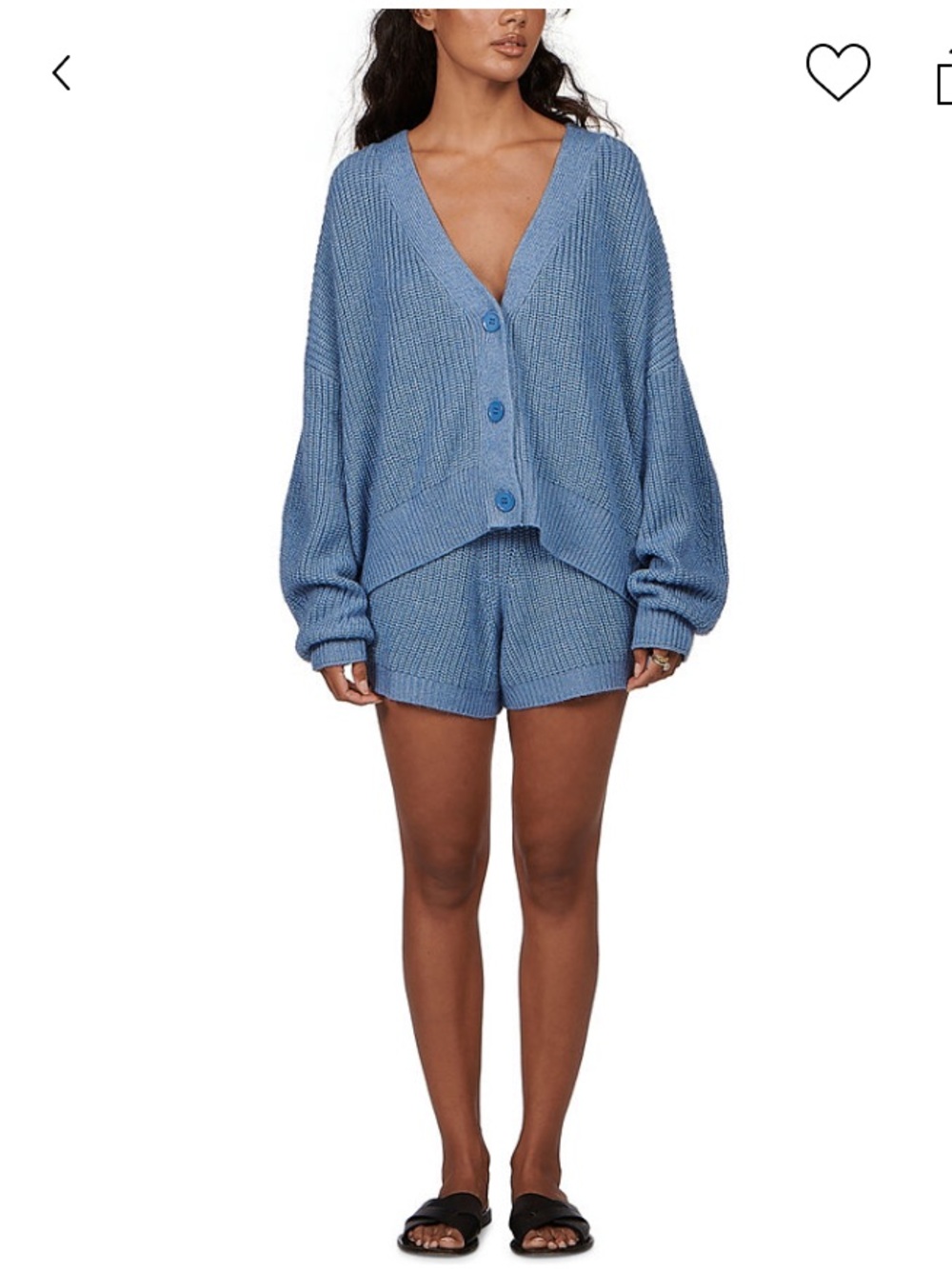 Charlie Holiday Slate Blue Cardigan